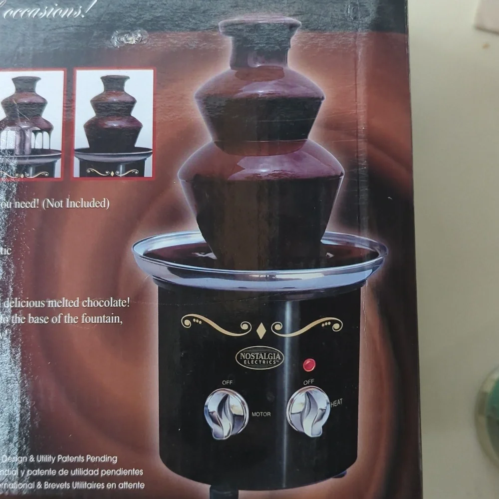 Nostalgic Electronics Retro Series Chocolate Fountain 3 Tier